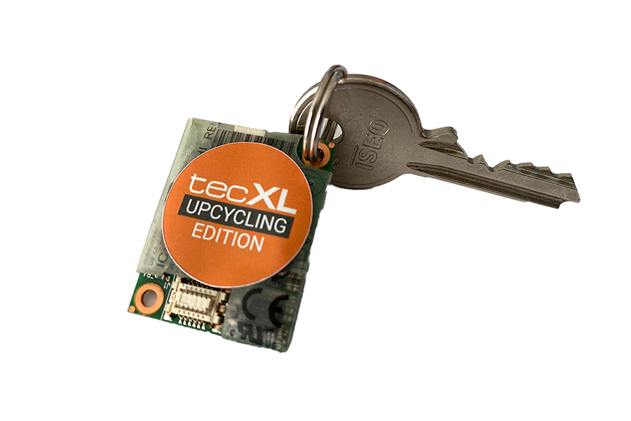 tecXL Upcycling Edition - Upcycle Key Chain - Schlüsselanhänger - shop.bb-net.de