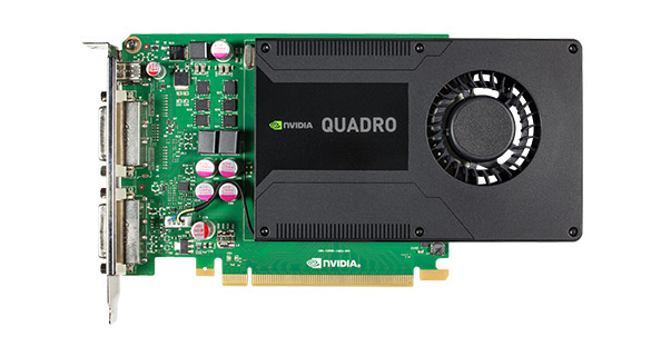 Nvidia Quadro K2000D, PCIe x16, 2 GB, 2x DVI, 1xMinidisplayport - shop.bb-net.de