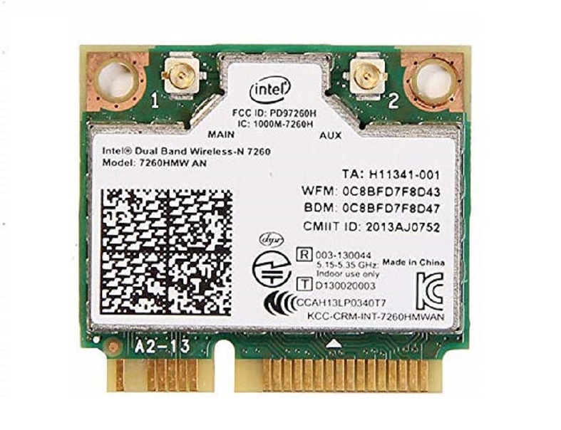 Intel Dual Band Wireless-N WLAN Notebook PCI Modul, 7260HMW AN - shop.bb-net.de